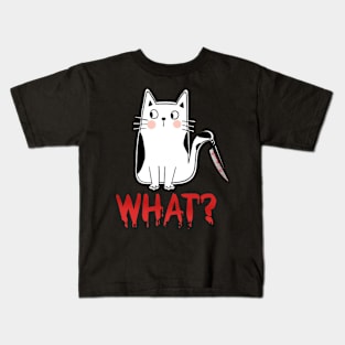 Katze Katzen Mieze Kätzchen Halloween Kids T-Shirt